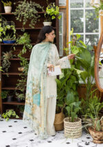 Elaf Ecraft Chikankari Chiffon Lawn | EEC-1B PEARLISTA - Image 2