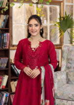 Elaf Ecraft Chikankari Chiffon Lawn | EEC-4A RUBELET - Image 3