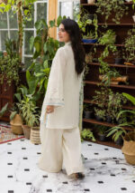 Elaf Ecraft Chikankari Chiffon Lawn | EEC-1B PEARLISTA - Image 8