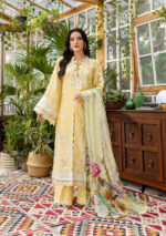 Elaf Ecraft Chikankari Chiffon Lawn | EEC-2B BUTTER BLOOM