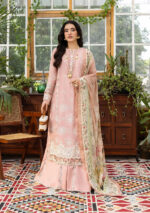 Elaf Ecraft Chikankari Chiffon Lawn | EEC-1A FOREVER BLUSH