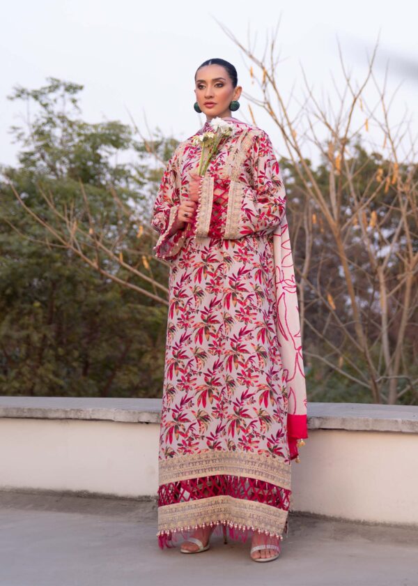 Myeesha Lamhay Luxury lawn | Gulab