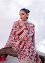 Myeesha Lamhay Luxury lawn | Gulab - Image 3