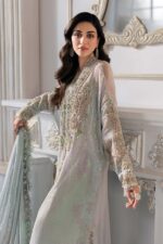 Maria B Unstiched Embroidered chiffon 24 | BD-3005 - Image 3