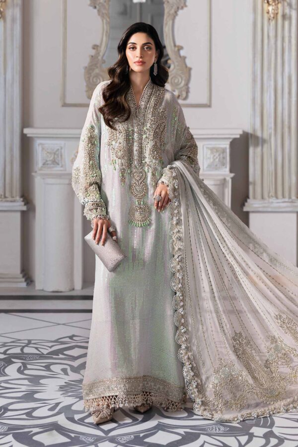 Maria B Unstiched Embroidered chiffon 24 | BD-3005