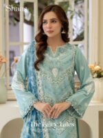 Shaas The Fairy Tales Semi Stitched Luxury Lawn | D2 - Image 2