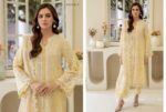Shaas The Fairy Tales Semi Stitched Luxury Lawn | D1 - Image 2