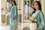 Shaas The Fairy Tales Semi Stitched Luxury Lawn | D2 - Image 4