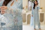 Shaas The Fairy Tales Semi Stitched Luxury Lawn | D4 - Image 3