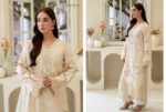 Shaas The Fairy Tales Semi Stitched Luxury Lawn | D5 - Image 2