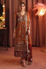 Nureh Jhoomro Luxury Chiffon | NL-80 Zardozi - Image 10