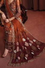 Nureh Jhoomro Luxury Chiffon | NL-80 Zardozi - Image 5