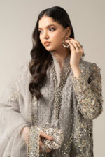 Maria.B Embroidered Chiffon | BD-3006 - Image 9