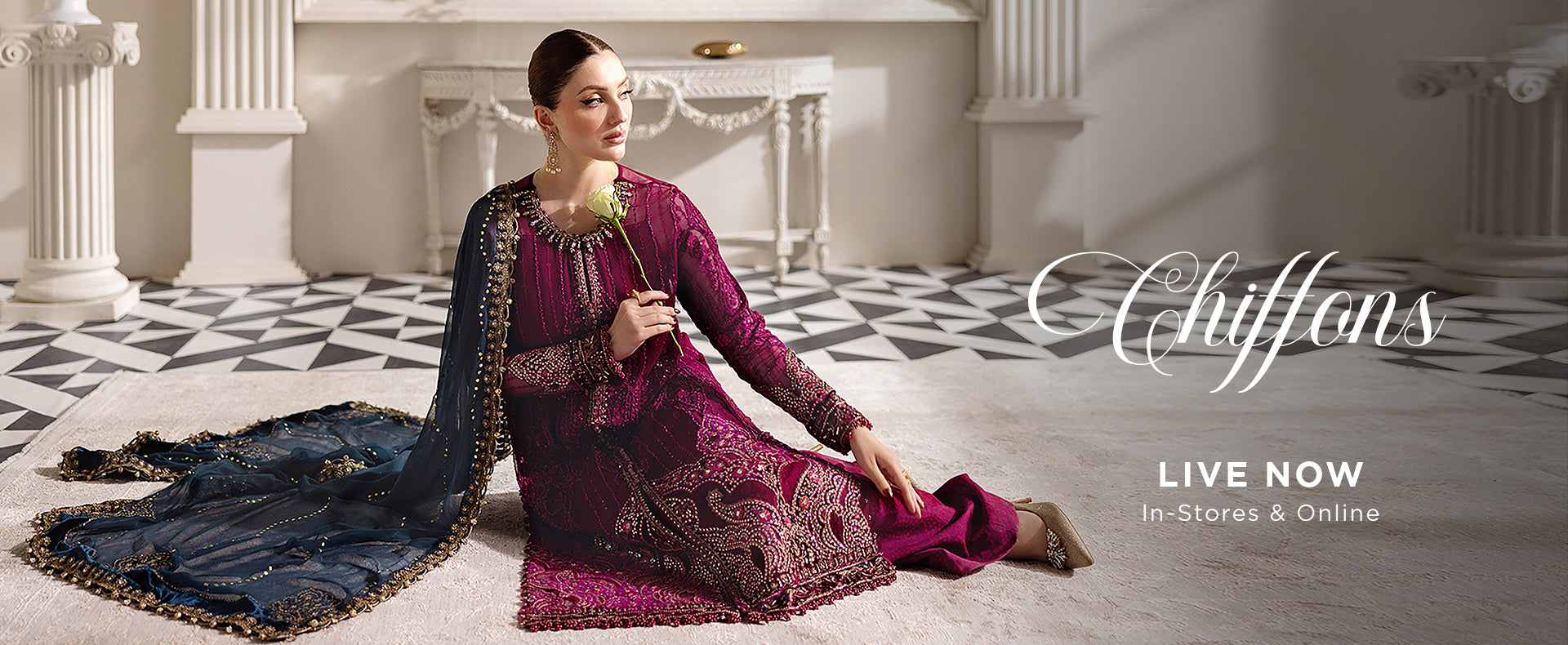 Chiffons web banner live now