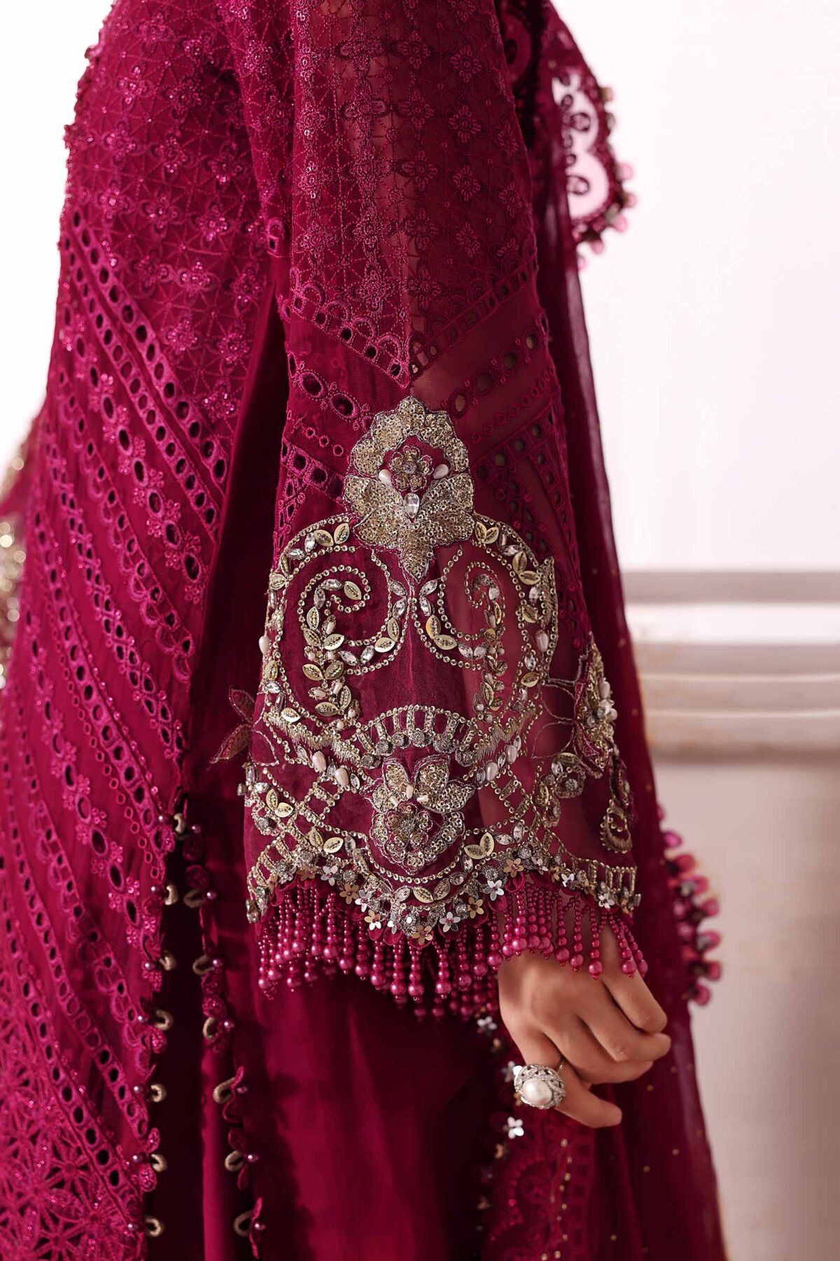 Maria. B embroidered chiffon | bd-3003 - image 8