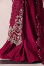 Maria.B Embroidered Chiffon | BD-3003 - Image 7