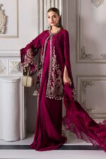 Maria.B Embroidered Chiffon | BD-3003 - Image 9