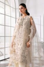 Maria.B Embroidered Chiffon | BD-3007 - Image 9