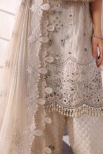 Maria.B Embroidered Chiffon | BD-3007 - Image 4