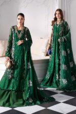 Maria.B Embroidered Chiffon | BD-3008 - Image 7