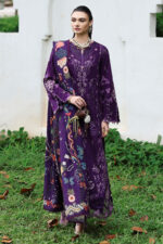 Qline Linen By Qalamkar | KL-15 IRIS - Image 7