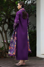 Qline Linen By Qalamkar | KL-15 IRIS - Image 2