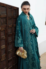 Qline Linen By Qalamkar | KL-11 MEADOW - Image 3