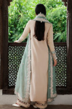 Qline Linen By Qalamkar | KL-07 WHISPER - Image 8