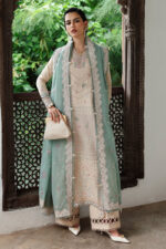 Qline Linen By Qalamkar | KL-07 WHISPER - Image 3