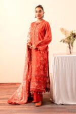 Mausummery Winter Khaddar Vol 3 2025 | CORAL - Image 4