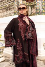 Maria.B Mprint Embroidered Winter | MPT-2804-A - Image 5