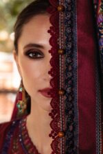 Maria.B Mprint Embroidered Winter | MPT-2807-A - Image 3