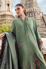 Maria.B Mprint Embroidered Winter | MPT-2808-A - Image 5