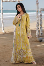 Qalamkar Sahil Luxury Lawn 2026 | SA-07 HIRA - Image 5