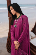 Qalamkar Sahil Luxury Lawn 2026 | SA-01 ZARA - Image 4