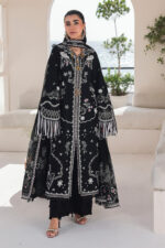 Qalamkar Sahil Luxury Lawn 2026 | SA-02 LIANA - Image 8