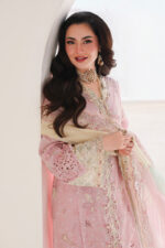 Qalamkar Sahil Luxury Lawn 2026 | SA-09 HANIYA - Image 4