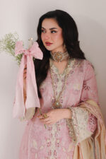 Qalamkar Sahil Luxury Lawn 2026 | SA-09 HANIYA - Image 2