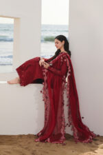 Qalamkar Sahil Luxury Lawn 2026 | SA-14 NELAM - Image 5