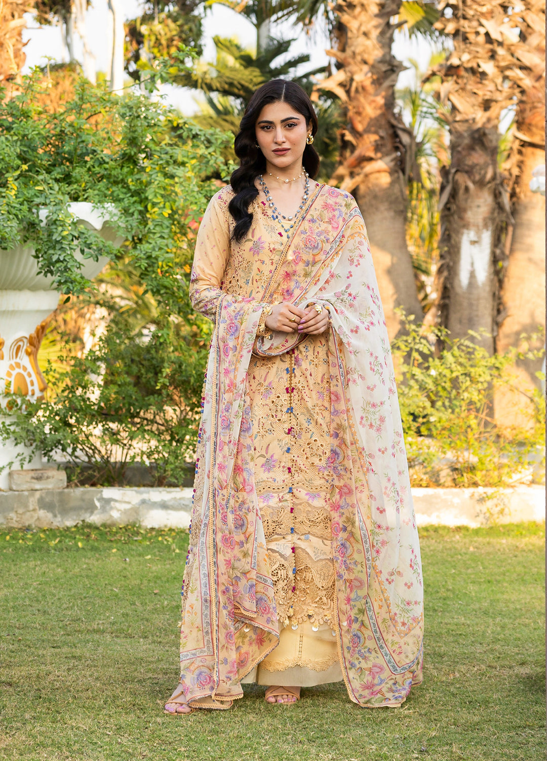 Elaf Chikankari Prints lawn 2026 | ERC 5B KHUSHEE