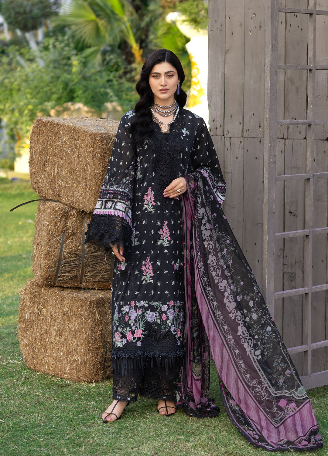 Elaf Chikankari Prints lawn 2026 | ERC-7A ARZO