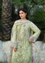 Elaf Chikankari Prints lawn 2026 |  ERC 2A HINA - Image 4