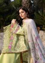 Elaf Chikankari Prints lawn 2026 |  ERC 2A HINA - Image 3