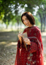 Elaf Chikankari Prints lawn 2026 | ERC-1B MARJAAN - Image 3