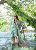 Elaf Chikankari Prints lawn 2026 | ERC 4B NAYAB - Image 2