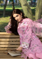 Elaf Chikankari Prints lawn 2026 | ERC-3A MAN MAYAL - Image 3