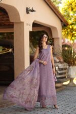 Noor luxe chikankari By Sadia Asad 2026 | D4 - A - French Violet