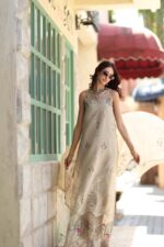 Noor luxe chikankari By Sadia Asad 2026 | D6 - A - Soft grey - Image 4