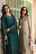 Noor luxe chikankari By Sadia Asad 2026 | D6 - A - Soft grey - Image 2