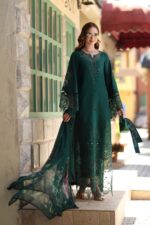 Noor luxe chikankari By Sadia Asad 2026 | D6 - B - Emerald Green